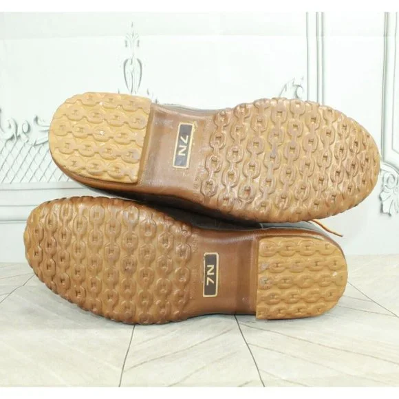 LL Bean Brown Leather Waterproof Insulated Hunting Duck Boots Size 7 N - Picture 8 of 8